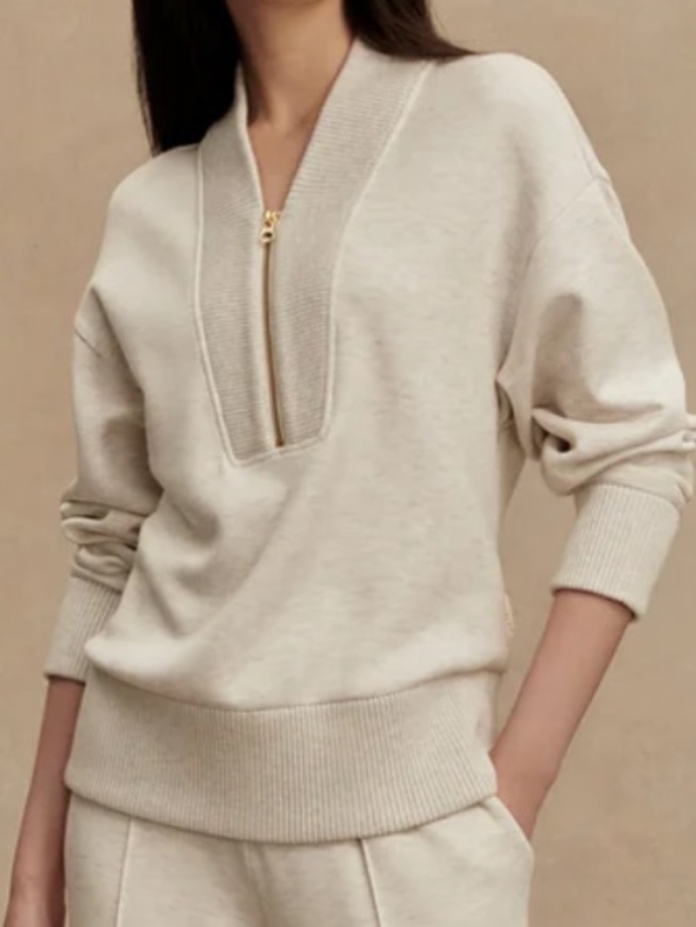 VARLEY Sally Half Zip Sweater